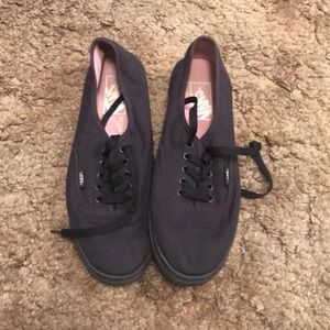 Women’s navy vans!